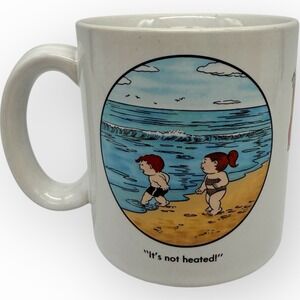 Vtg 1983 Family Circus 12oz Mug Beach Dolly PJ Clay In Mind Bil Keane